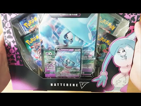 미쿡 브리무음V 초대황 포켓몬카드 박스 까기 Hatterene V Collection Box