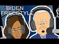 Joe Biden radio freestyle | Rap Cartoon