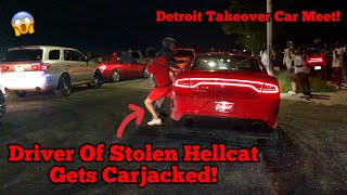 Striking a Hellcat Goes Wrong! (Detroit Takeover Car Meet)