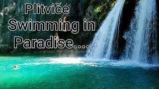 Plitviče Lakes National Park, Croatia. Land Rover Defender.