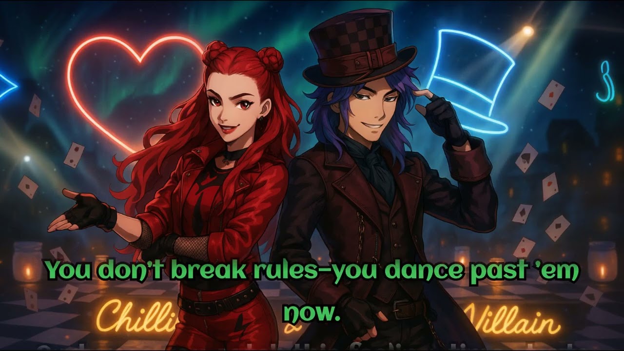 Chillin’ Like a Villain – Red & Max Hatter (Descendants) | Descendants 2 A.I. Concept Cover