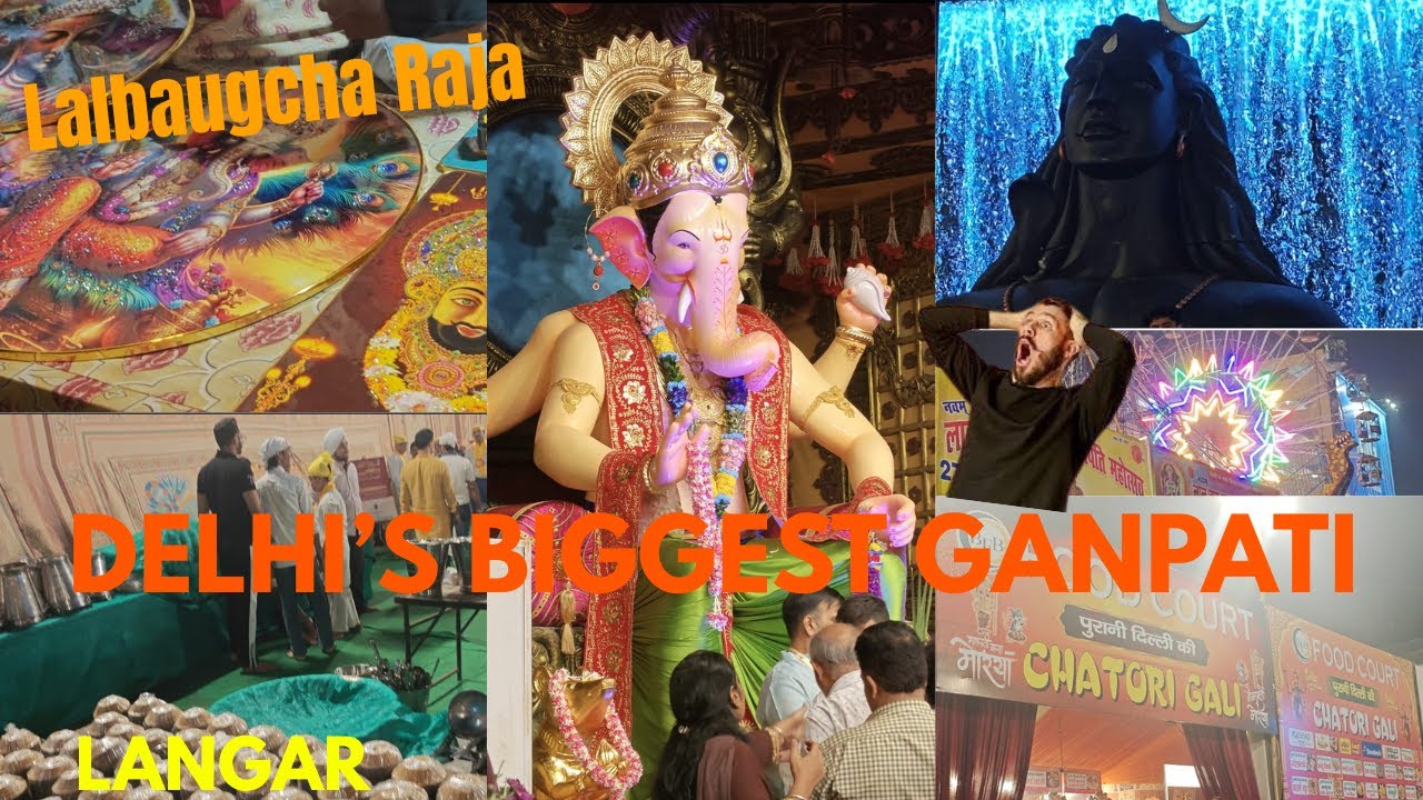 Delhi’s BIGGEST Ganpati 2025 😱 | Lal Bagh Ka Raja Delhi | FULL TOUR 🙏# ...
