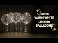 how to make lightsfever balloons with sticks and stands