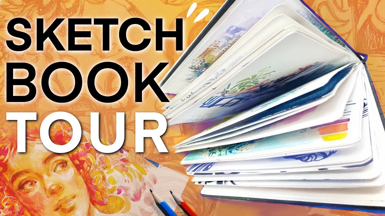 Экскурсия по скетчбуку! Иллюстрированные моменты