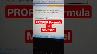 PROPER Formula in MS Excel 🔥 | Capitalize Text Instantly
