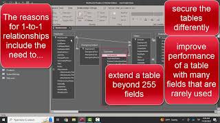 Microsoft Access: 1-to-1, 1-to-many, and many-to-many relationships