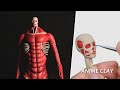 Sculpting Colossal Titan Armin | Attack On Titan | Shingeki No Kyojin | 進撃の巨人,超大型巨人出現