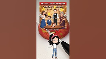 Who Stole The Diamond Ring ⁉️😬#riddle #challange#viralquiz #quiz #quiztime #viralvideo