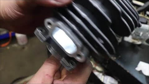 Stihl ms261 Chainsaw Port Work Startup and Test Cuts