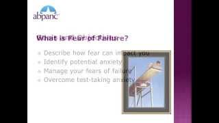 Conquering Test Taking Anxiety and Fear of Failure Webinar | ABPANC