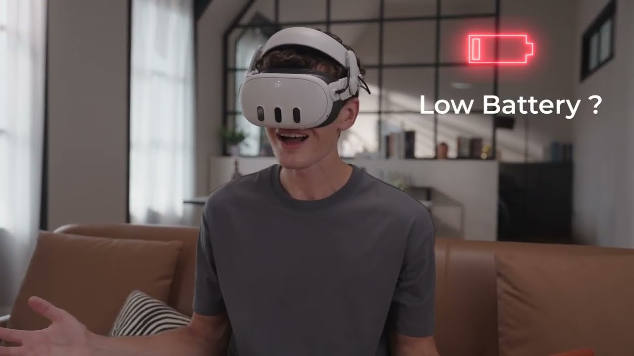 Battery Pack Head Strap for Meta Quest 3S/3