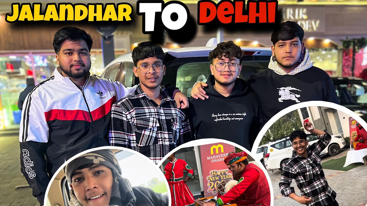 Funniest Delhi Road Trip From Punjab🤣😍||