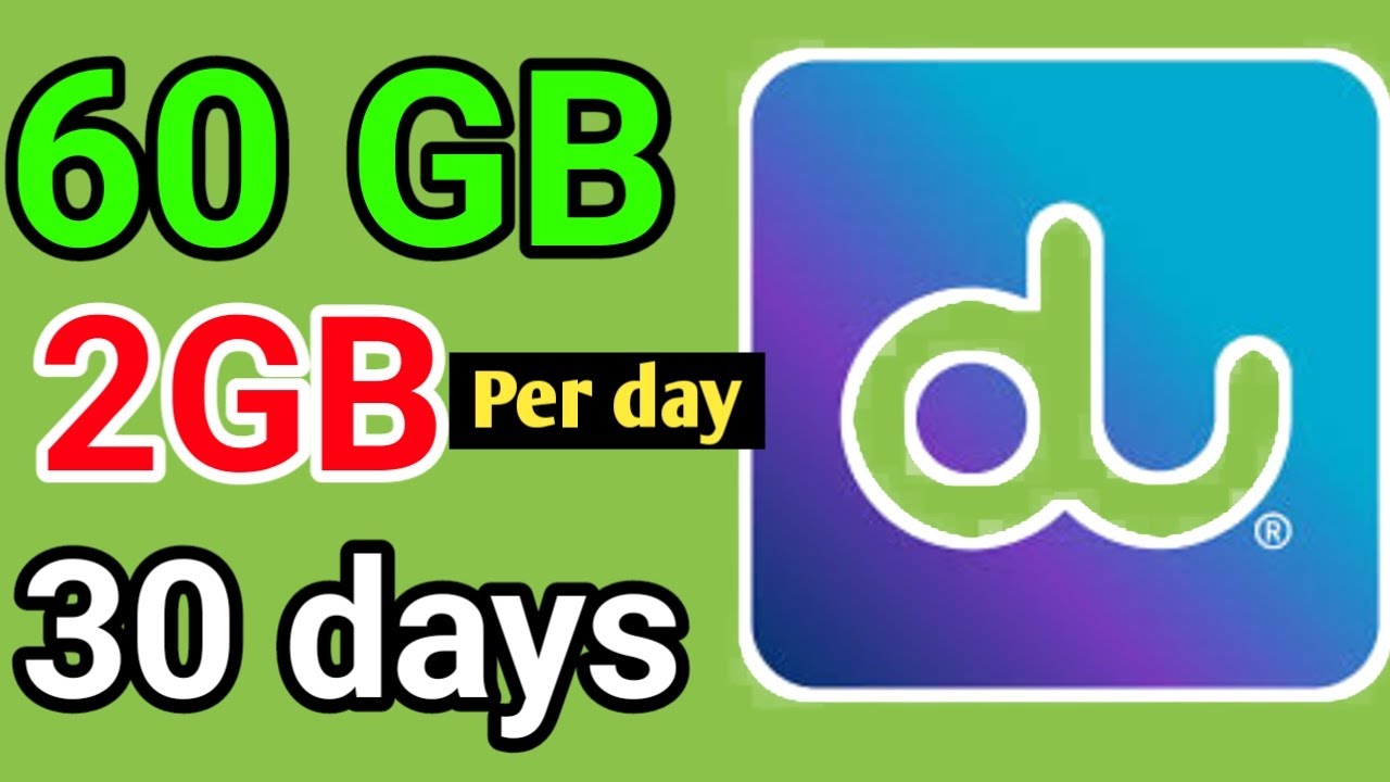 du monthly data package prepaid