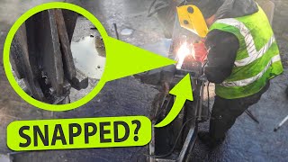 Snapped Shear Emergency Repair on the car dismantler