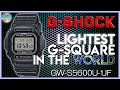 Lightest G-Shock Square In The World!  | Casio G-Shock GW-S5600U-1JF / GW-S5600-1JF Unbox & Review