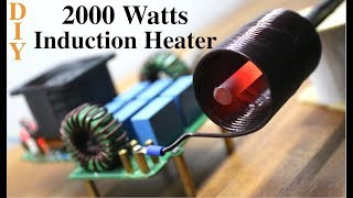 How to make a Powerful Induction Heater (2000 Watts)