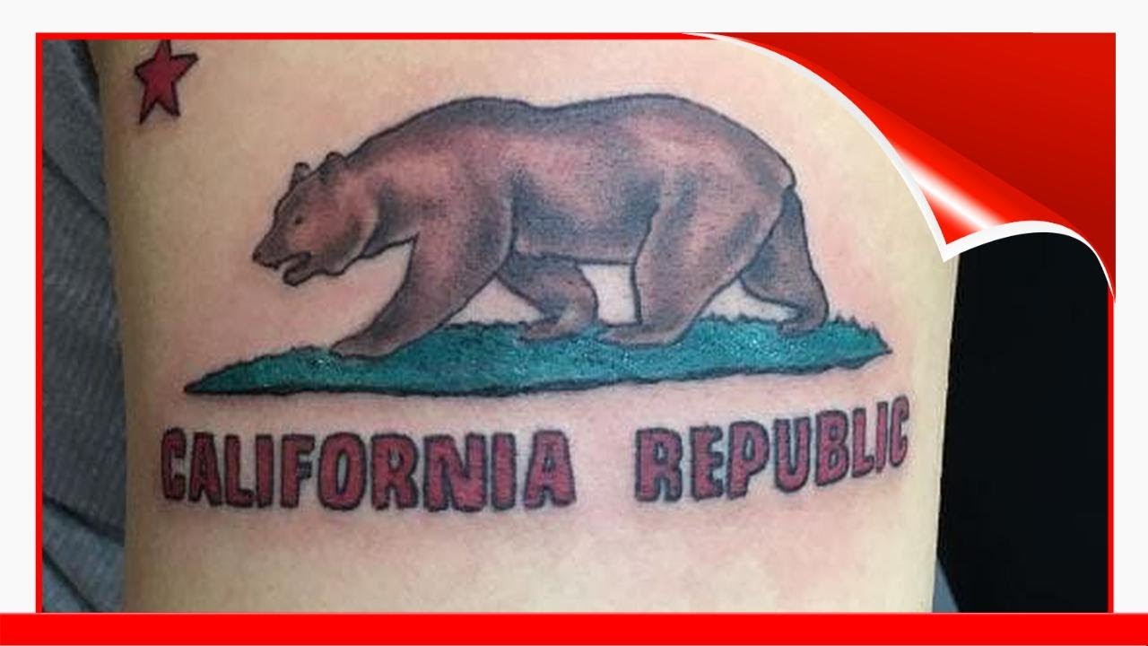 80 California Bear Tattoo Designs For Men  Grizzly Ink Ideas