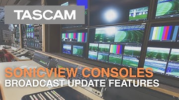 Sonicview Broadcast Overview - Firmware Update v1.50