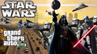 STAR WARS - Битва за планету Земля Trailer (GTA 5 Mods)