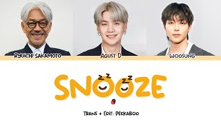 Snooze - Agust D, Ryuichi Sakamoto, Woosung (The Rose) | Lyrics   Vietsub | Peekaboo