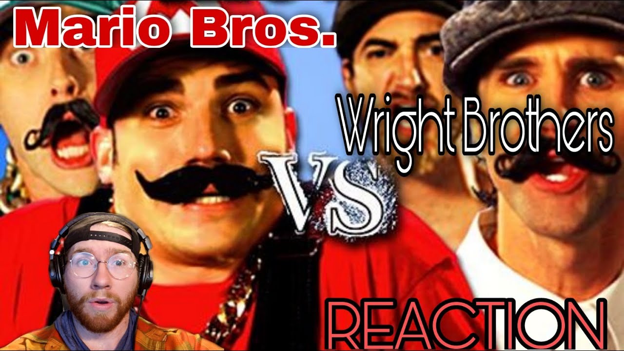 Mario Bros vs Wright Bros. Epic Rap Battles of History. REACTION ...