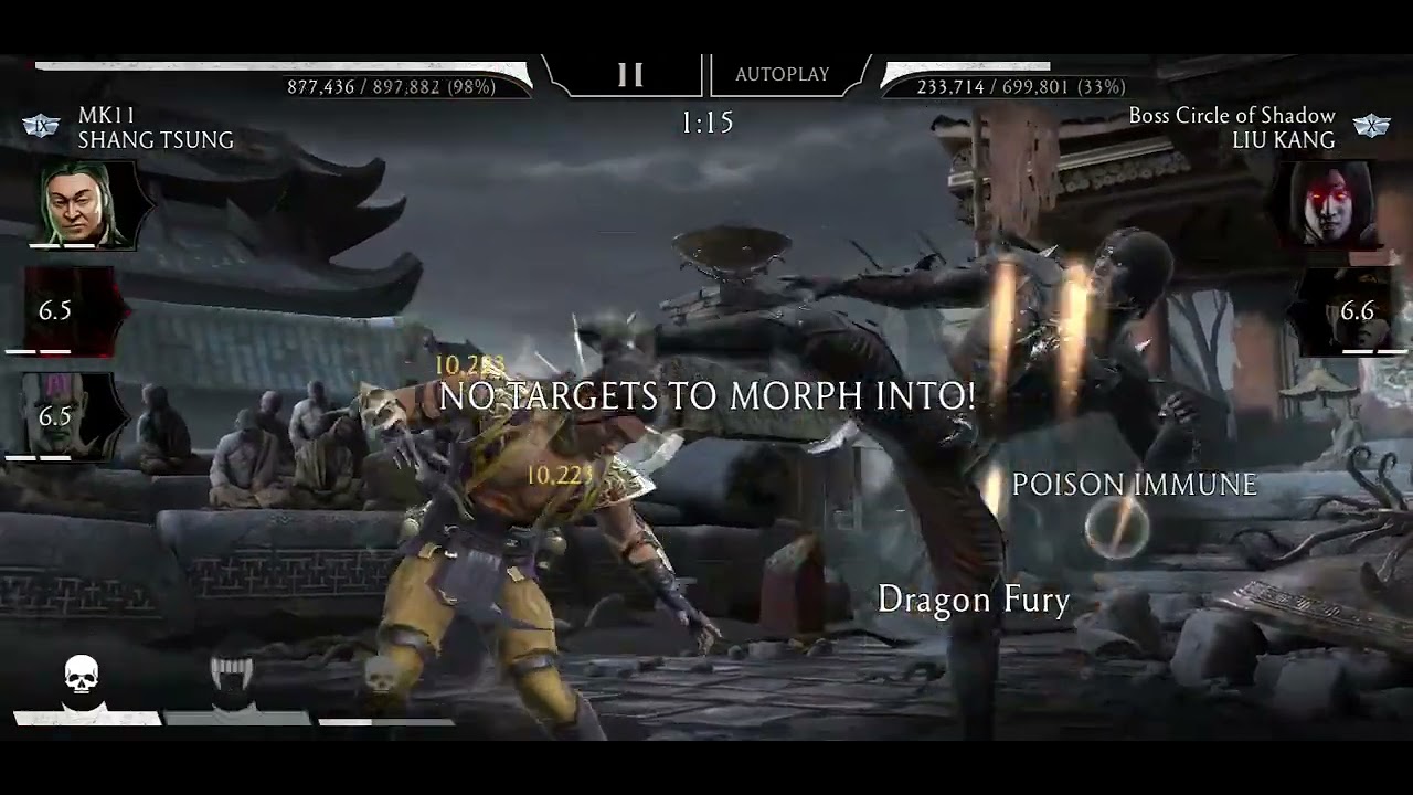 Mk Mobile Sorcerer's Tower # 150 Boss Fight.