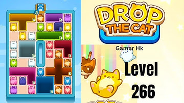 Drop The Cat Level 266 Walkthrough Solution 