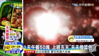 20150907中天新聞　美味又划算！　5天DIY中餐250元搞定