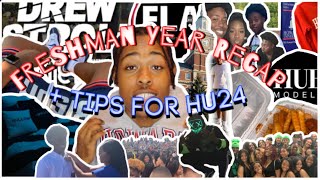 Howard University Freshman Year Recap + Footage &amp; Tips For HU24 | Prince Rashan