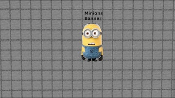 How to make a Minion Banner in Minecraft!