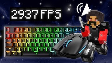 [1000+ FPS] Ultra Thocky Keyboard & Mouse ASMR Sounds | Hypixel Bedwars