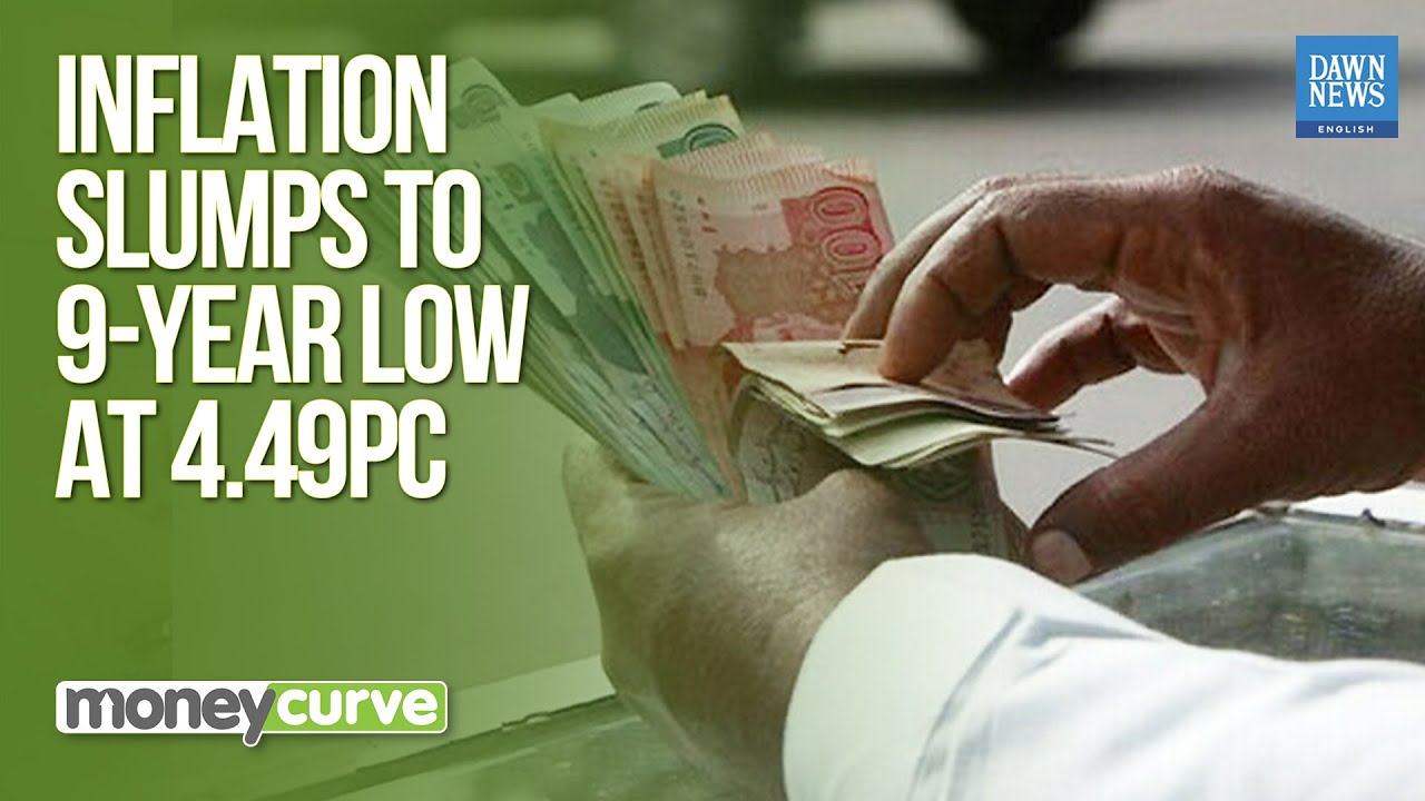 Pakistan’s Inflation Drops to 9-Year Low at 4.49% | Dawn News English