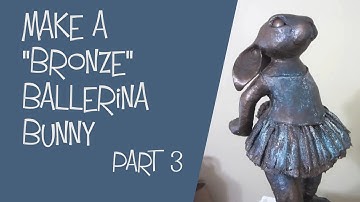 Make a Ballerina Bunny with Paper Mache Clay - Part 3