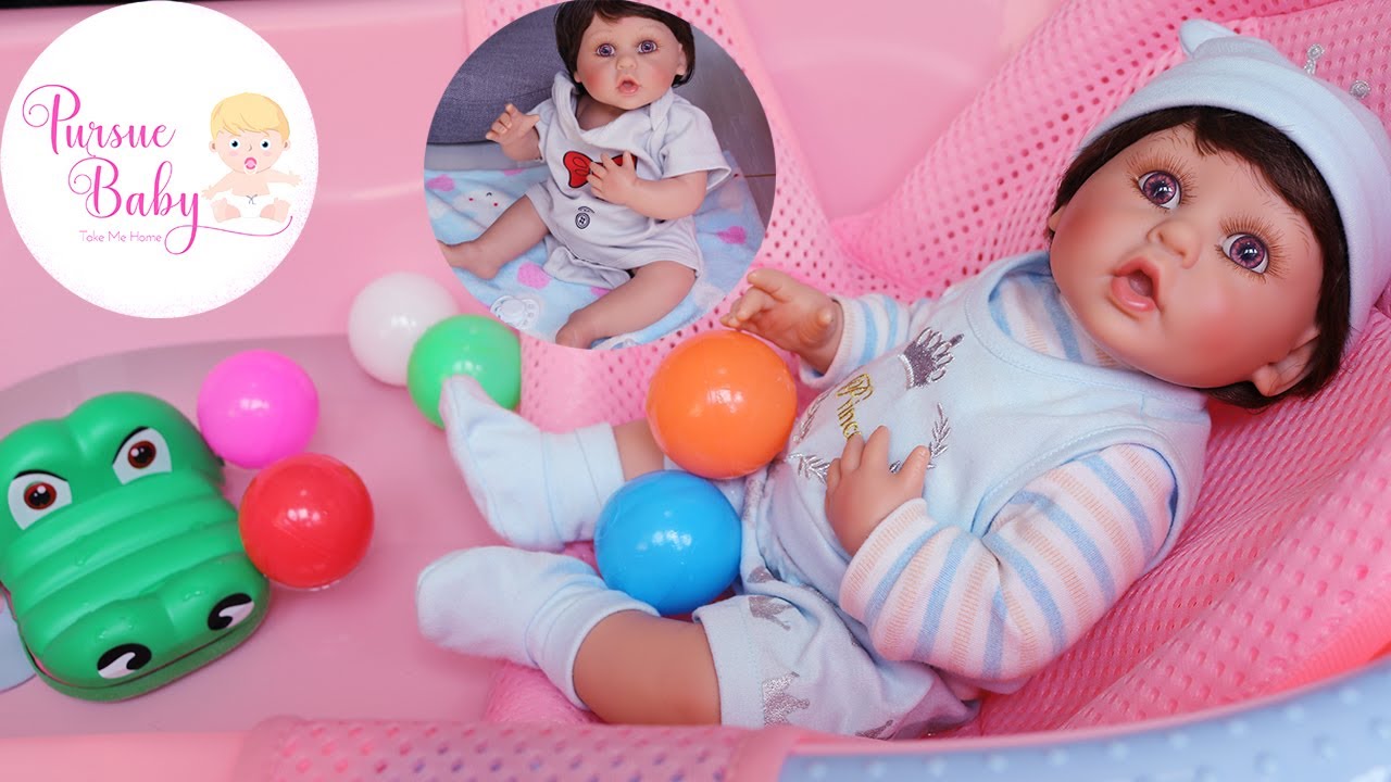 Reborn Baby Boy Doll Jamie Night Routine Bathing and Clothing Changing