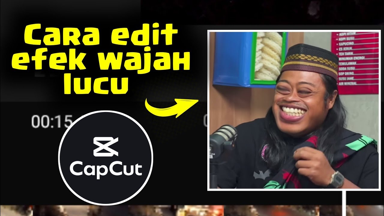 Cara bikin efek wajah lucu di capcut, efek yg banyak dipake youtuber 2024 | Rohmadso
