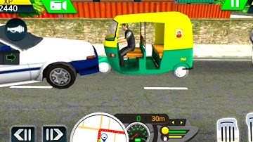 Tuk Tuk Auto Rickshaw Driving Simulator - Tourist Rickshaw Driver - Gameplay (Android , IOS)