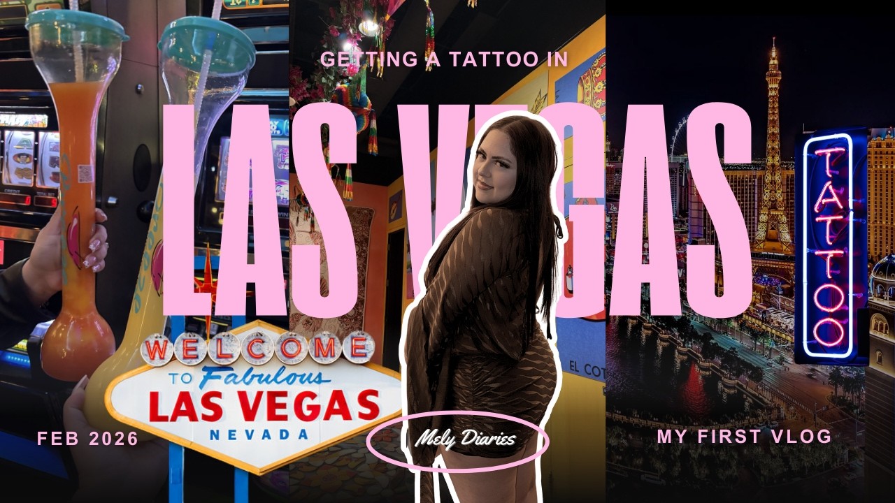 MY FIRST VLOG | Getting ready for Vegas! Matching Tattoos & Exploring the City