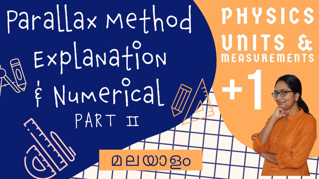 +1 PHYSICS | PARALLAX METHOD | UNITS AND MEASUREMENT | PART 2 ...