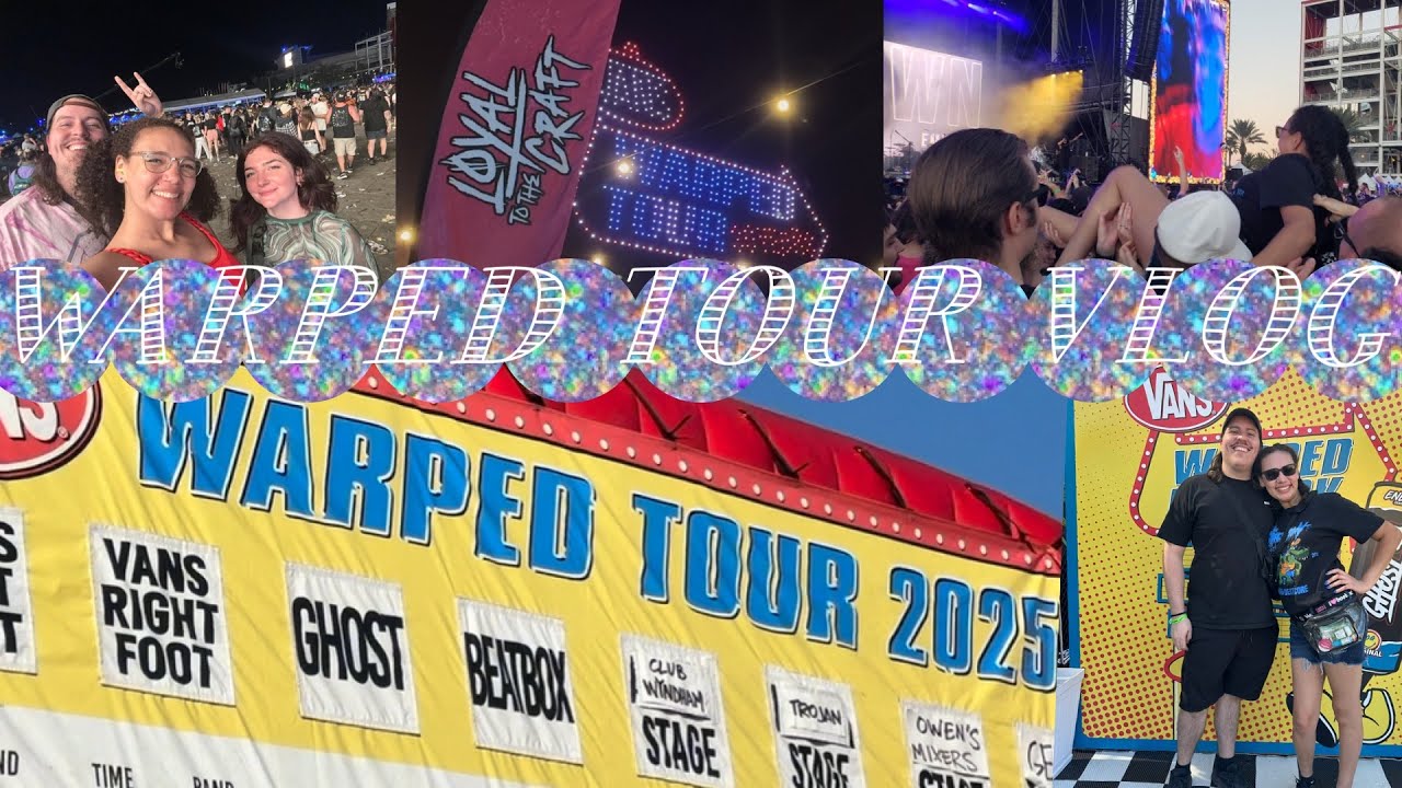 WARPED TOUR 2025! VLOG 🤘🏁 - YouTube