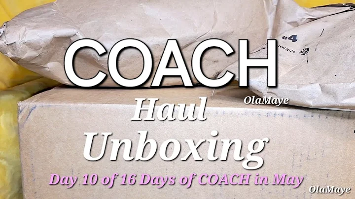 Coach Outlet Haul Unboxing #coachoutlet #coachbag #coach #handbags #fashion #purse #bag #coachbags