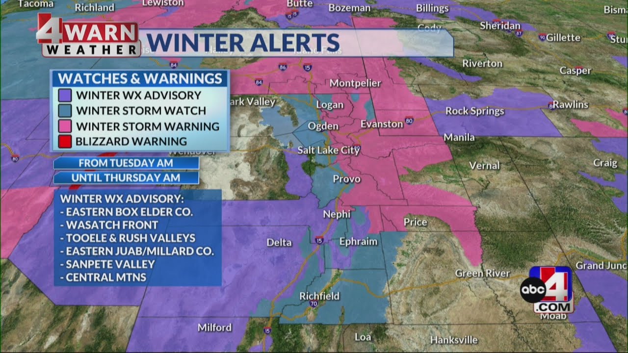 Snow squall warnings expire, but heavy snow expected - YouTube