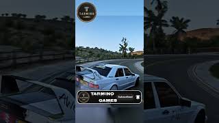 ​🔥Custom Mercedes 190E Evo II: Insane NFS Style Drift Action! ​🔥#tarmino