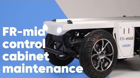 FR-mid mobile robot chassis with efficient and rapid control cabinet maintenance.