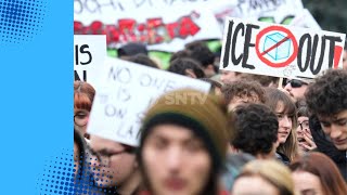 Protests in Milan over ICE presence at the Games