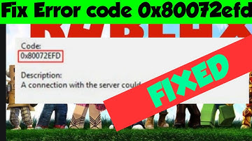 How To Fix Error Code 0x80072efd Windows || 2022