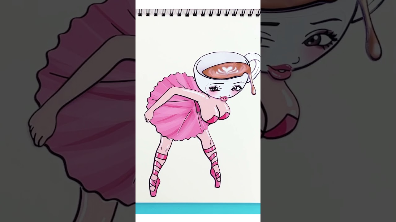 Italian Brainrot Sticker Book BALLERINA CAPPUCCINA and CAPPUCCINO ASASSINO But Sinner Edition