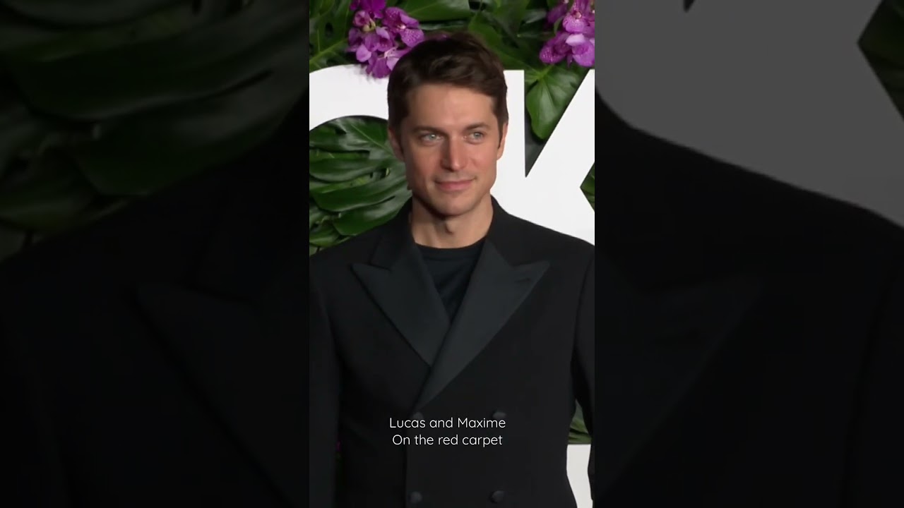 Lucas Bravo and Maxime Bouttier at the "Ticket to Paradise" Red Carpet