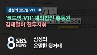 '코드명 V11' 해외법인 총동원…김재열이 진두지휘 / SBS / 특별사면, 삼성의 은밀한 뒷거래