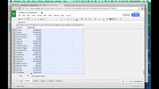 Google Spreadsheet Map