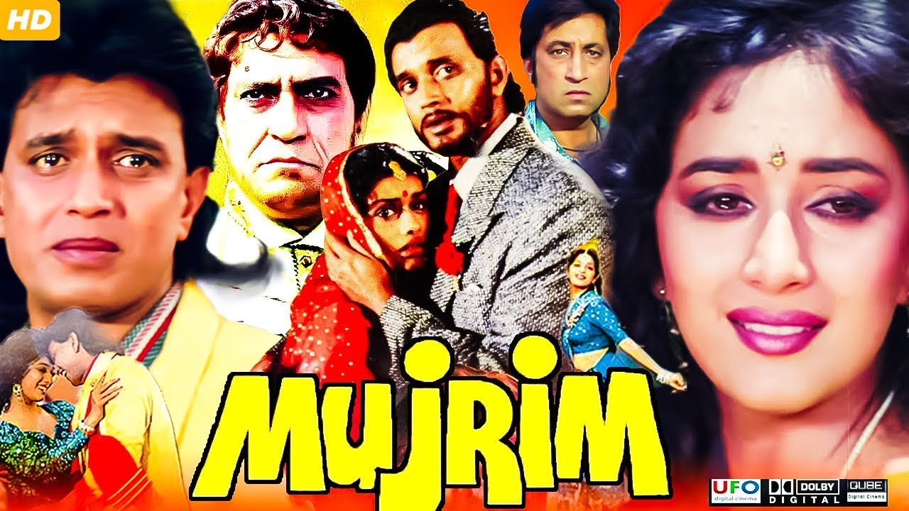 Mujrim 1989 Full HD Movie Mithun Chakraborty Madhuri Dixit Amrish Puri Nutan Super Hit Movie